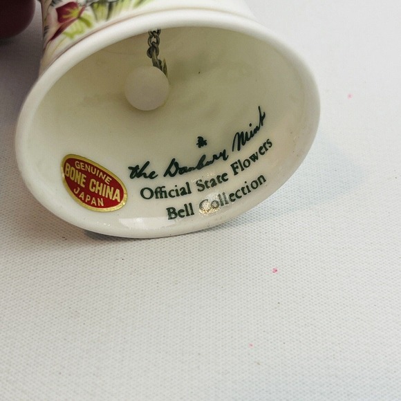 Danbury Mint Utah Sego Lily Official State‎ Flower Bell Collection - Picture 3 of 5